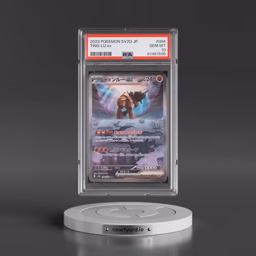 2023 Pokémon Sv2d-Clay Burst #094 Ting-LU EX - Holo Special Art Rare (PSA 10 GEM MINT)