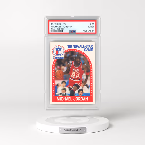 1989 Hoops #21 Michael Jordan - All-Star (PSA 9 MINT)