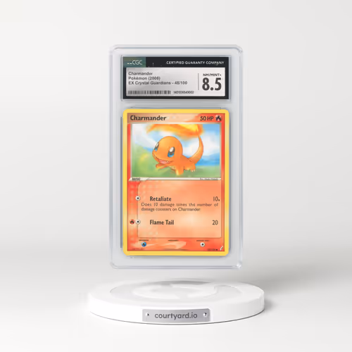2006 EX Crystal Guardians #48 Charmander (CGC 8.5 NM-MT+)
