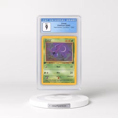2000 Team Rocket #70/82 Zubat - 1st Edition 1st Edition (CGC 9 MINT)