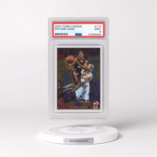 2003 Topps Chrome #115 Dwyane Wade (PSA 9 MINT)