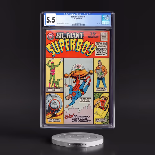 80 Page Giant #10 CGC 5.5 Off-white to White Pages (DC Comics, 5/65) - Universal