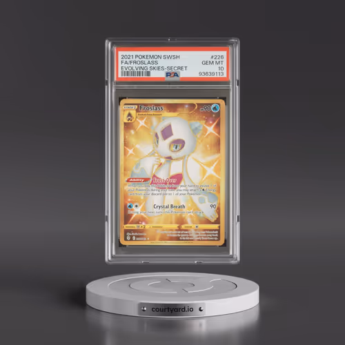 2021 Pokémon Sword & Shield Evolving Skies #226 Froslass - Full Art Secret (PSA 10 GEM MINT)