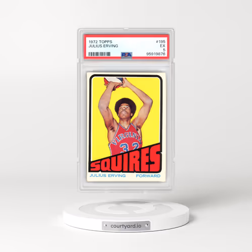 1972 Topps #195 Julius Erving (PSA 5 EX)