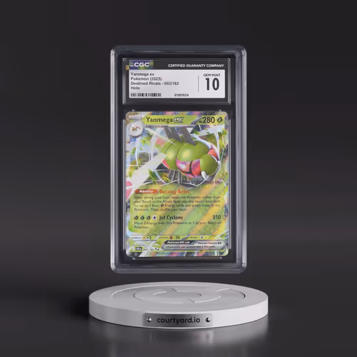 2025 Destined Rivals - DRI EN #003/182 Yanmega ex - Holo (CGC 10 GEM MINT)