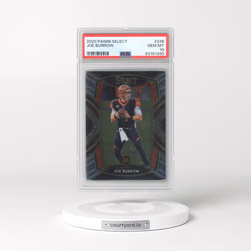 2020 Panini Select #246 Joe Burrow (PSA 10 GEM MINT)