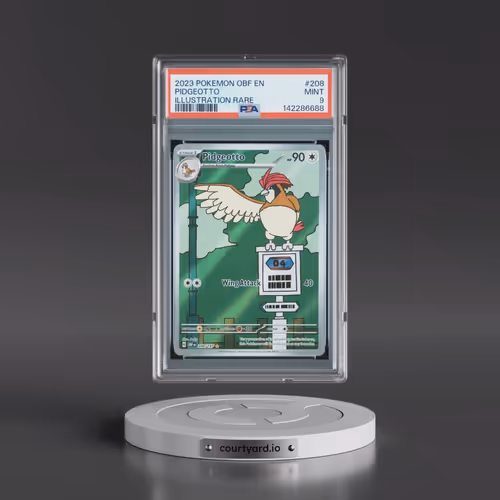 2023 Pokémon Obf EN-Obsidian Flames #208 Pidgeotto - Illustration Rare (PSA 9 MINT)