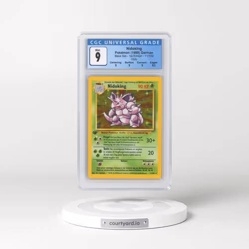 1999 Base Set #11/102 Nidoking - 1st Edition Holo (CGC 9 MINT)