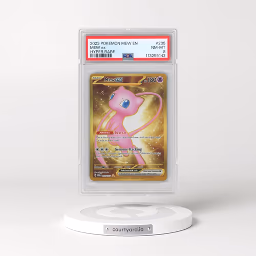 2023 Pokémon Mew EN-151 #205 Mew EX - Holo Hyper Rare (PSA 8 NM-MT)