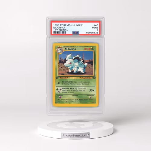 1999 Pokémon Jungle #40 Nidorina - 1st Edition (PSA 9 MINT)