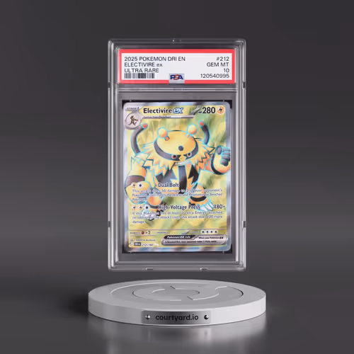 2025 Pokémon Dri EN-Destined Rivals #212 Electivire EX - Holo Ultra Rare (PSA 10 GEM MINT)