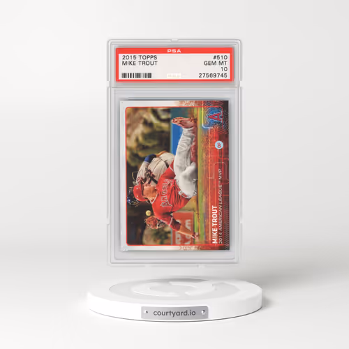 2015 Topps #510 Mike Trout (PSA 10 GEM MINT)