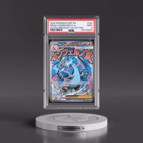 2025 Pokémon Mep EN-Me Black Star Promo #023 Mega Charizard X EX - Holo Mega Charizard X EX Ultra-Pr