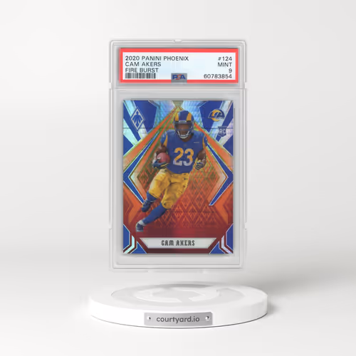 2020 Panini Phoenix #124 Cam Akers - Fire Burst (PSA 9 MINT)