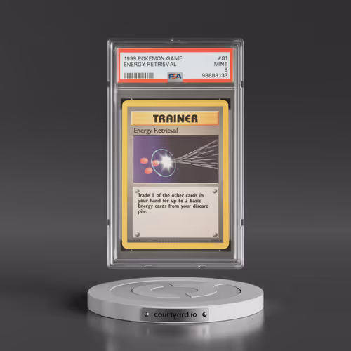 1999 Pokémon Game #81 Energy Retrieval (PSA 9 MINT)