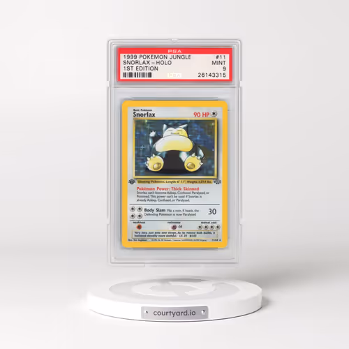 1999 Pokémon Jungle #11 Snorlax - 1st Edition Holo (PSA 9 MINT)