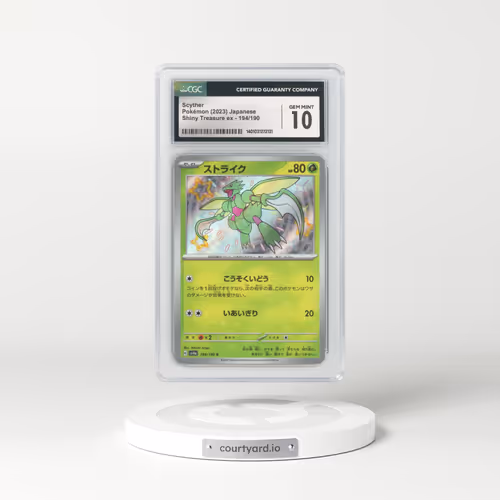 2023 Japanese Shiny Treasure ex #194 Scyther (CGC 10 GEM MINT)
