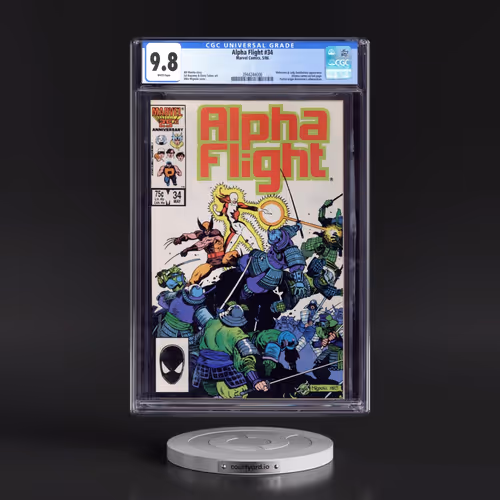 Alpha Flight #34 CGC 9.8 White Pages (Marvel Comics, 5/86) - Universal