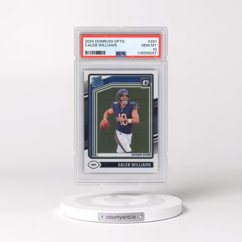 2024 Panini Donruss Optic #201 Caleb Williams (PSA 10 GEM MINT)