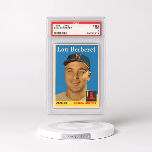 1958 Topps #383 Lou Berberet (PSA 7 NM)