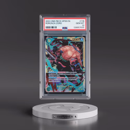 2024 One Piece Wings of the Captain #118 Roronoa Zoro (PSA 10 GEM MINT)