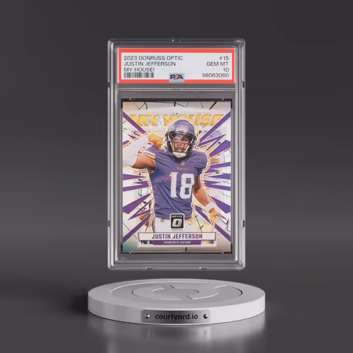 2023 Panini Donruss Optic My House! #15 Justin Jefferson (PSA 10 GEM MINT)