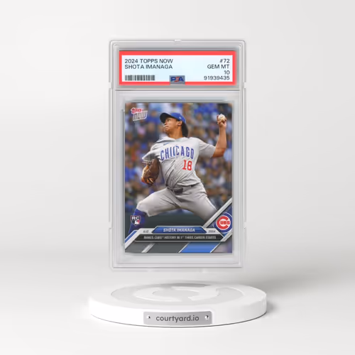 2024 Topps Now #72 Shota Imanaga (PSA 10 GEM MINT)