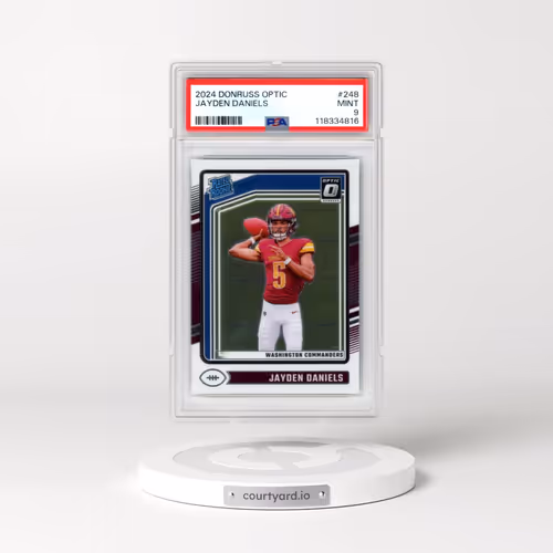 2024 Panini Donruss Optic #248 Jayden Daniels (PSA 9 MINT)