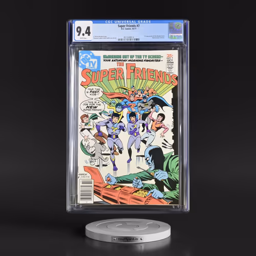 Super Friends #7 CGC 9.4 White Pages (D.C. Comics, 10/77)