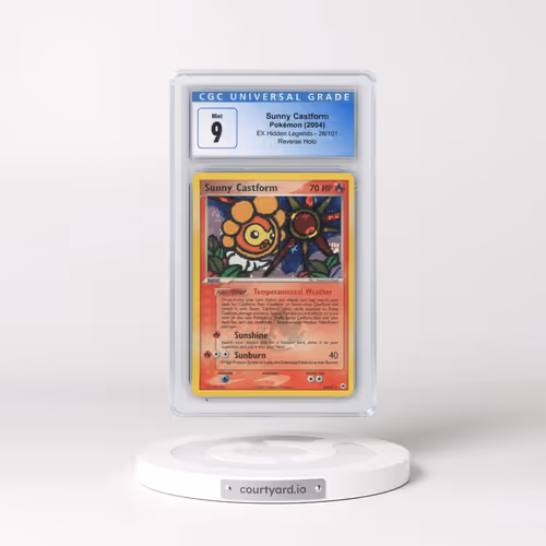 2004 EX Hidden Legends #26/101 Sunny Castform - Reverse Holo (CGC 9 MINT)