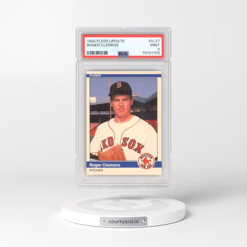 1984 Fleer Update #U-27 Roger Clemens (PSA 9 MINT)
