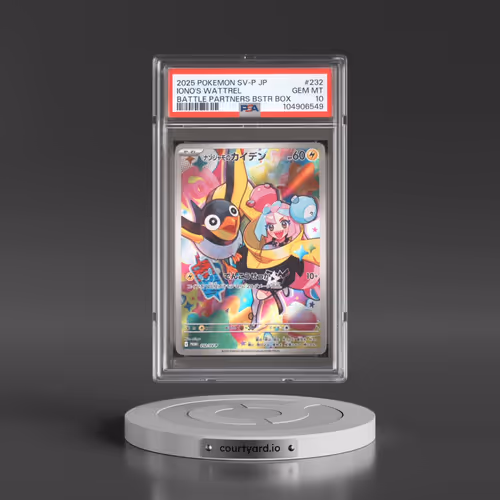 2025 Pokémon SV-P Promo #232 Iono's Wattrel - Battle Partners Booster Box (PSA 10 GEM MINT)