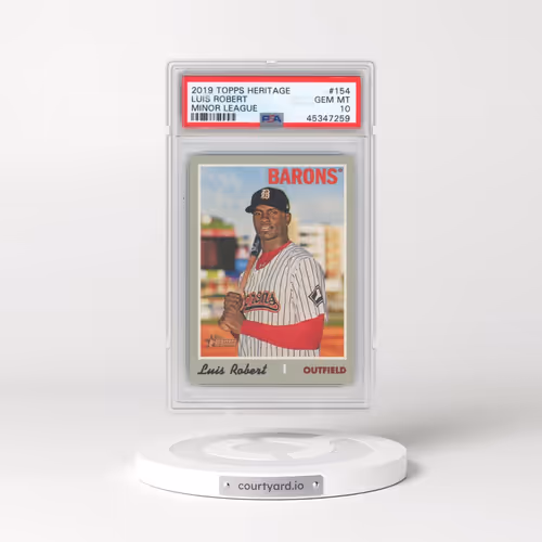 2019 Topps Heritage Minor League #154 Luis Robert (PSA 10 GEM MINT)