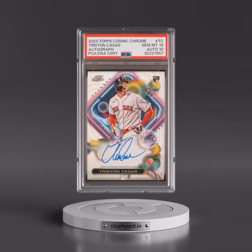 2023 Topps Cosmic Chrome Cosmic Chrome Autograph #TC Triston Casas (PSA 10 GEM MINT)