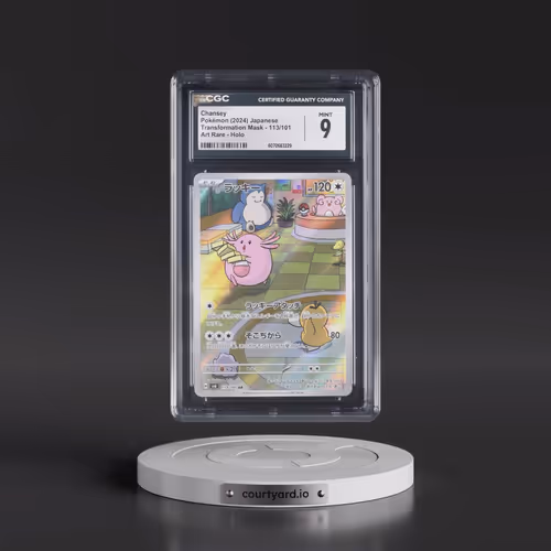 2024 Transformation Mask #113/101 Chansey - Art Rare Holo (CGC 9 MINT)