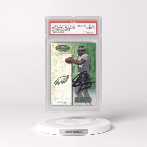 1999 Playoff Contenders #153 Donovan Mcnabb - Autographed (PSA 9 MINT)