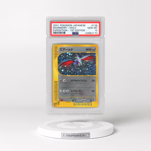 2001 Pokémon Expedition #128 Skarmory - 1st Edition Holo (PSA 10 GEM MINT)