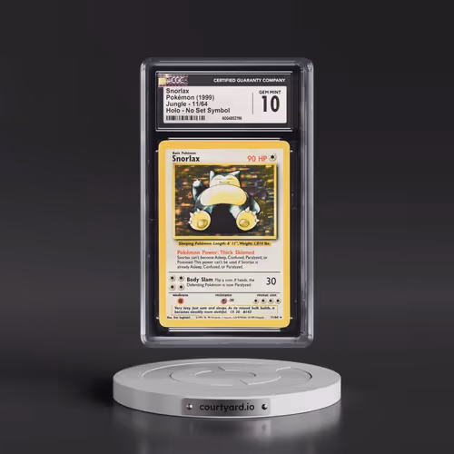 1999 Jungle #11/64 Snorlax - No Set Symbol Holo (CGC 10 GEM MINT)