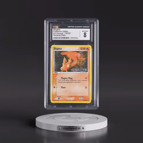 2005 EX Deoxys #75/107 Slugma - Reverse Holo (CGC 8 NM-MT)