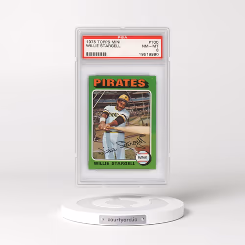 1975 Topps Mini #100 Willie Stargell (PSA 8 NM-MT)