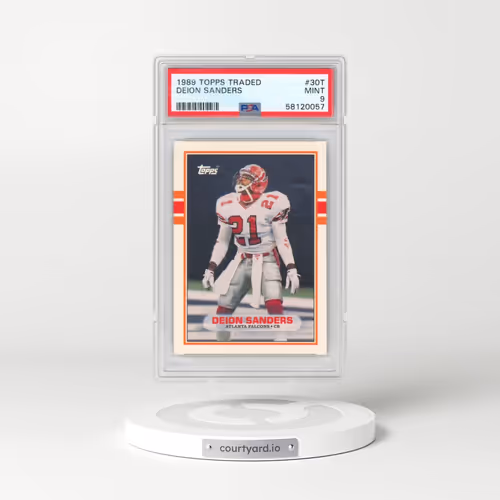 1989 Topps Traded #30T Deion Sanders (PSA 9 MINT)
