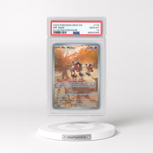 2023 Pokémon Mew EN-151 #179 Mr. Mime - Illustration Rare (PSA 10 GEM MINT)