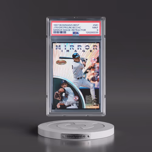 1997 Bowman's Best Mirror Image #MI1 Barry Larkin/Derek Jeter/Hiram Bocachica/Nomar Garciaparra - Re
