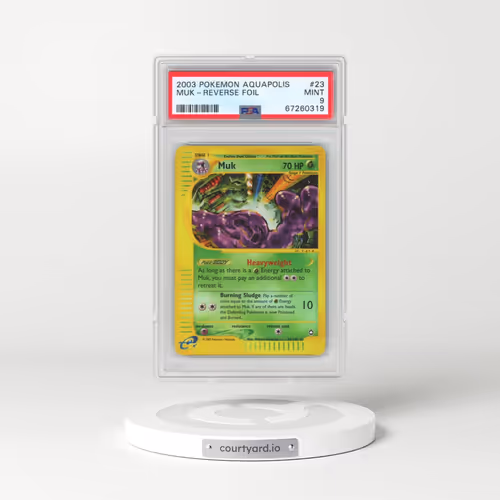 2003 Pokémon Aquapolis #23 Muk - Reverse Foil (PSA 9 MINT)