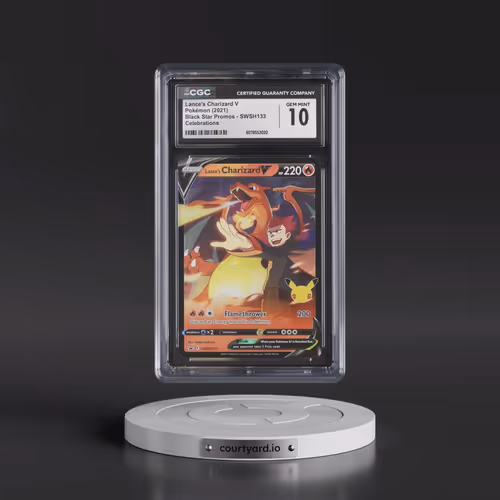 2017 Black Star Promos - Sword & Shield #SWSH133 Lance's Charizard V - Celebrations (Holo) (CGC 10 G