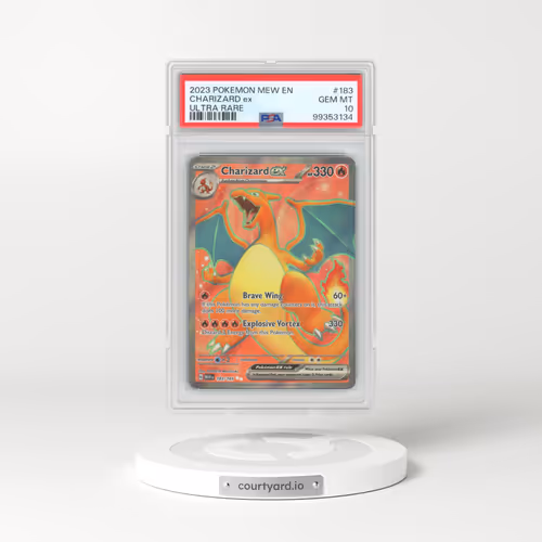 2023 Pokémon Mew EN-151 #183 Charizard EX - Holo Ultra Rare (PSA 10 GEM MINT)