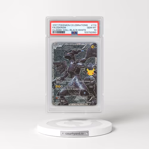 2021 Pokémon Celebrations Classic Collection #114 Zekrom - Full Art (PSA 10 GEM MINT)