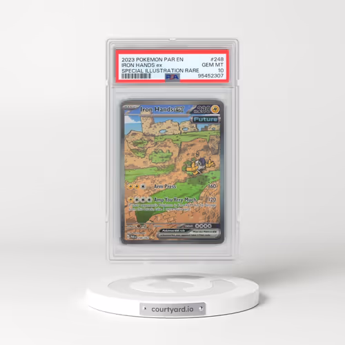 2023 Pokémon Par EN-Paradox Rift #248 Iron Hands EX - Holo Special Illustration Rare (PSA 10 GEM MINT)