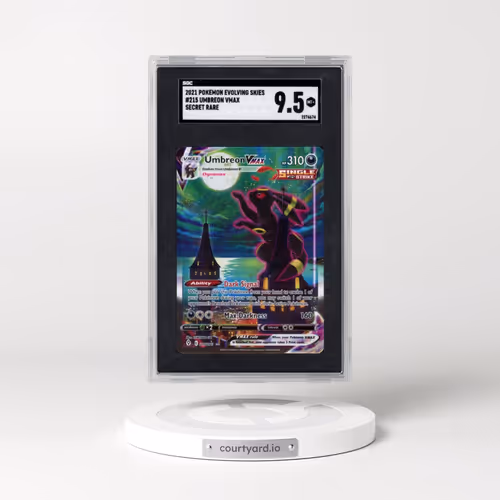 2021 Pokémon Evolving Skies #215 Umbreon Vmax - Secret Rare (SGC 9.5 MINT+)
