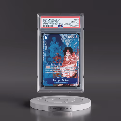 2024 One Piece Tournament Pack October-December #053 Portgas D. Ace - Winner (PSA 10 GEM MINT)